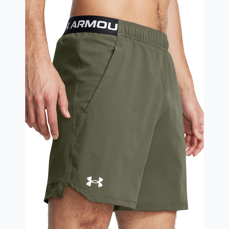 Under Armour férfi edzőnadrág UA Vanish Woven 6in marine zöld/fehér 4