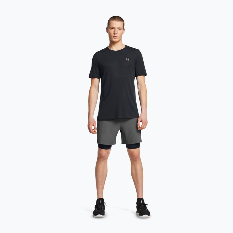 Férfi Under Armour Vanish Woven 2In1 Sts castlerock/fekete/fekete edzésnadrág 2