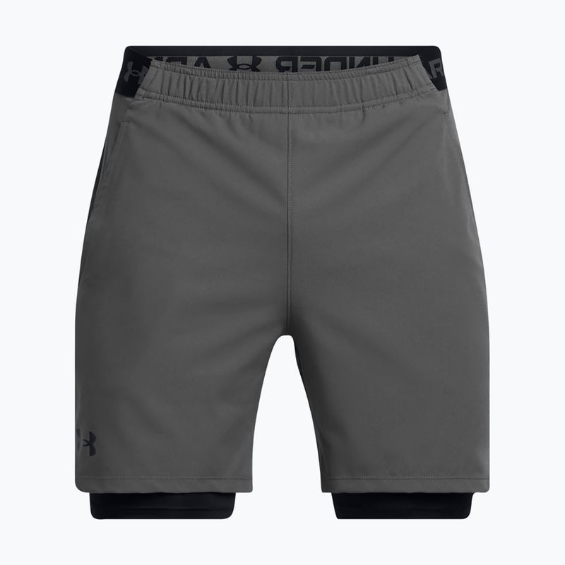 Férfi Under Armour Vanish Woven 2In1 Sts castlerock/fekete/fekete edzésnadrág 5