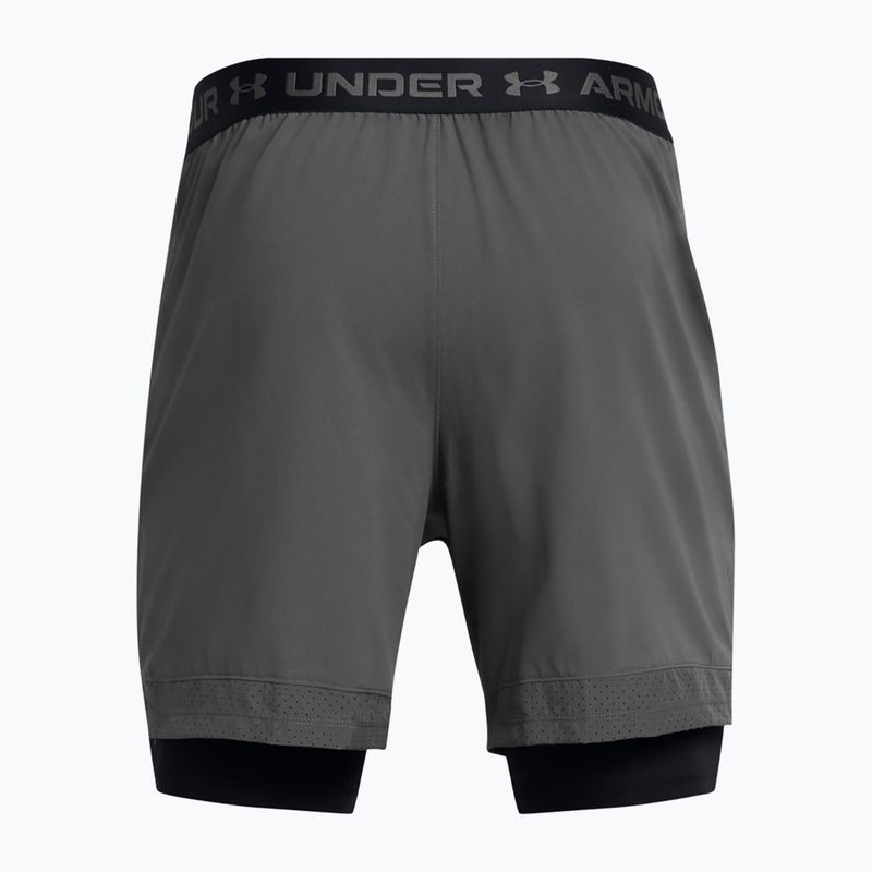 Férfi Under Armour Vanish Woven 2In1 Sts castlerock/fekete/fekete edzésnadrág 6