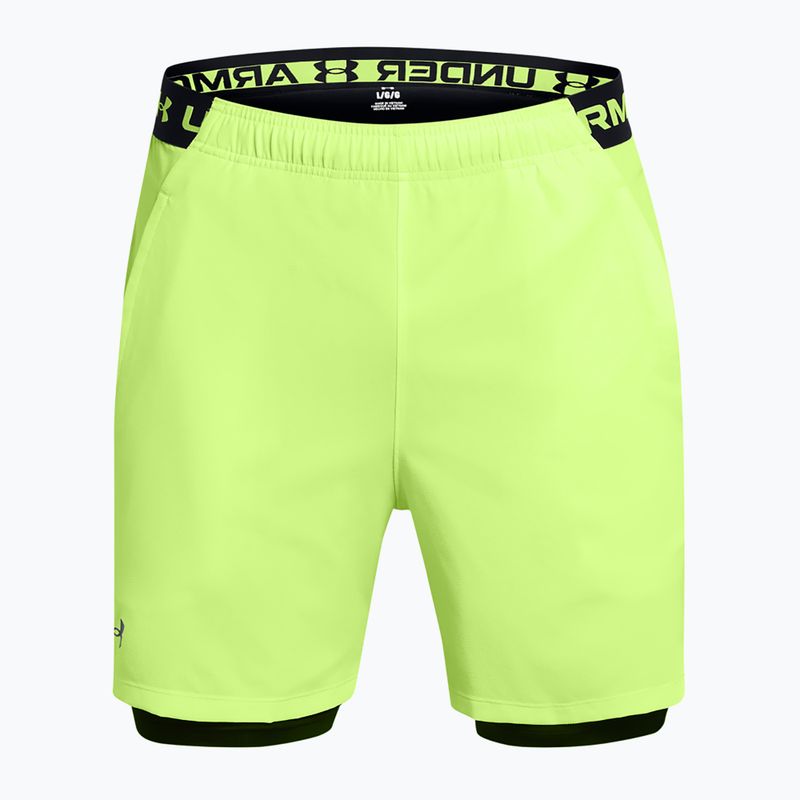 Férfi sportnadrág Under Armour Vanish Woven 2in1 Sts morph green / blavk / black 5