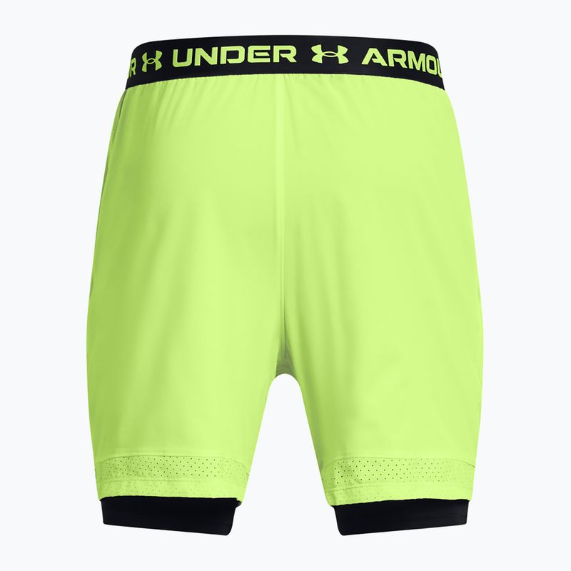 Férfi sportnadrág Under Armour Vanish Woven 2in1 Sts morph green / blavk / black 6