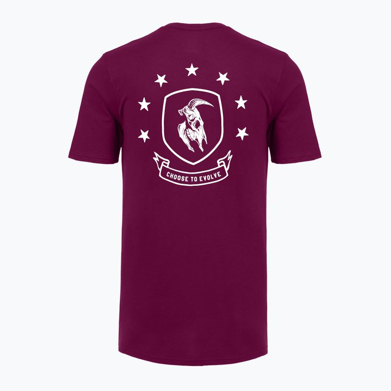 Férfi edző póló Under Armour Project Rock Badge Of Honor purple 4