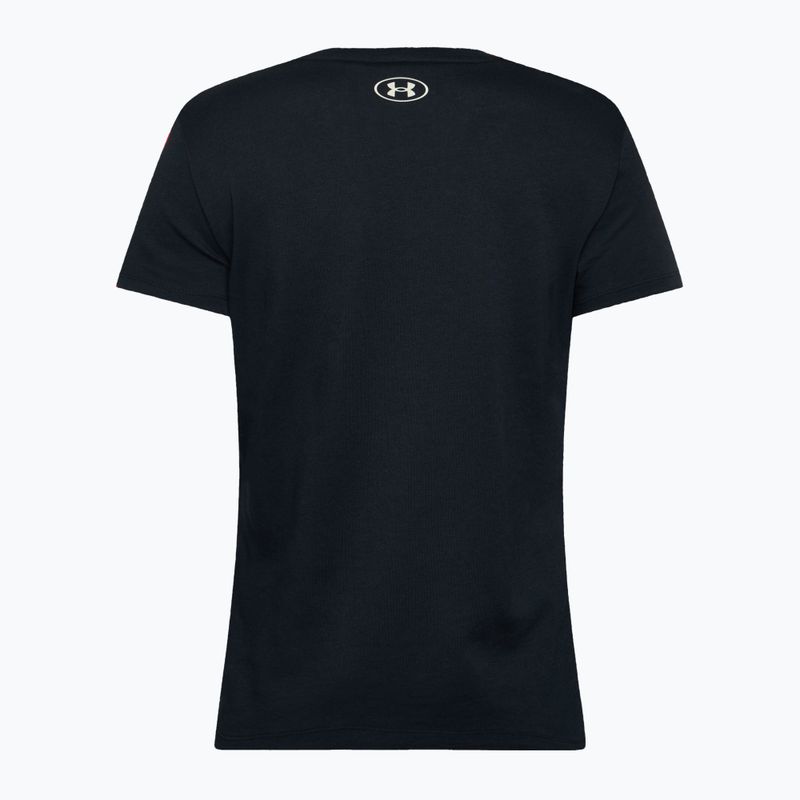 Női edzőpóló Under Armour Project Rock HW black/silt 2