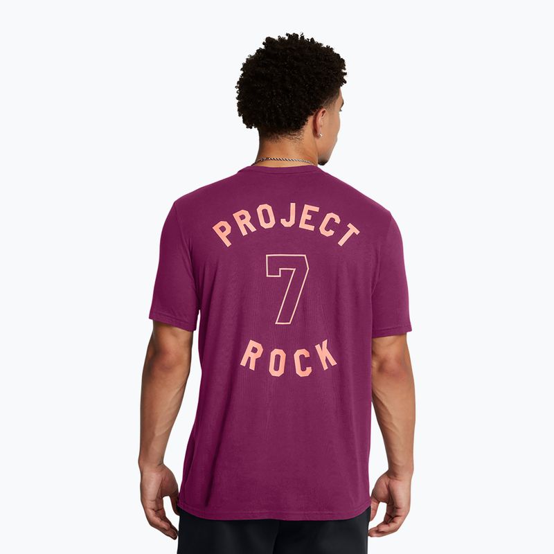 Férfi póló Under Armour Project Rock 7 purple 2