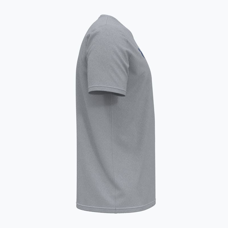 Férfi edzőpóló Under Armour Sliced Wordmark 60/40S mod gray/tech blue 3