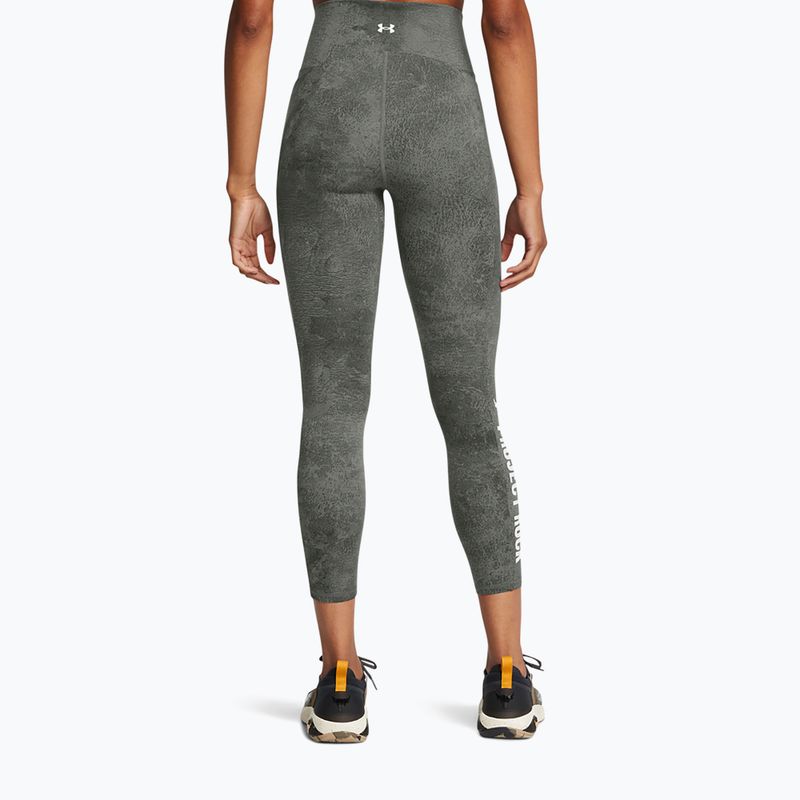 Női sportleggings Under Armour Project Rock clay green / silt 3