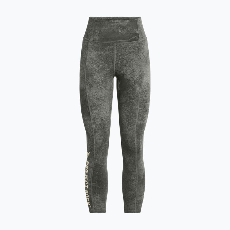 Női sportleggings Under Armour Project Rock clay green / silt 5