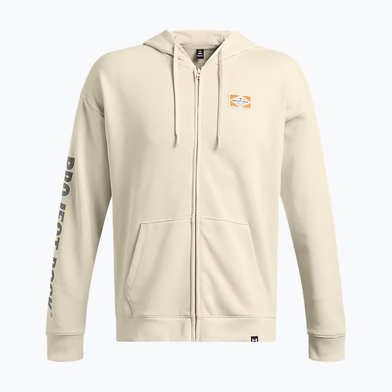 Férfi Under Armour Project Rock HWT Full Zip silt/agyag zöld melegítőfelső 3