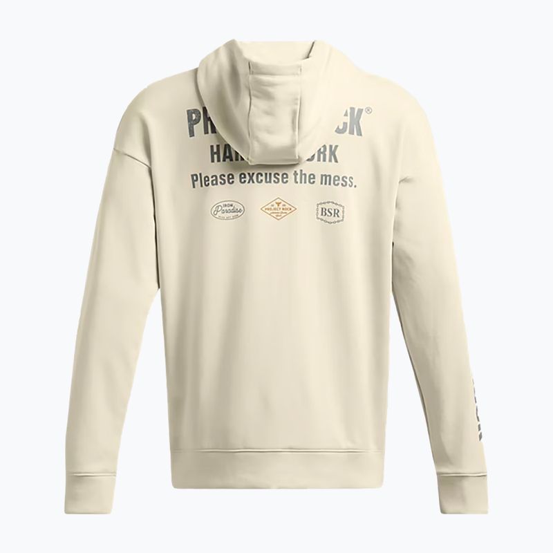 Férfi pulóver Under Armour Project Rock HWT Full Zip silt/clay green 4