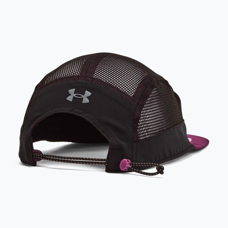 Férfi Under Armour Launch Camper tetra szürke/lila gemini/fekete baseball sapka 2