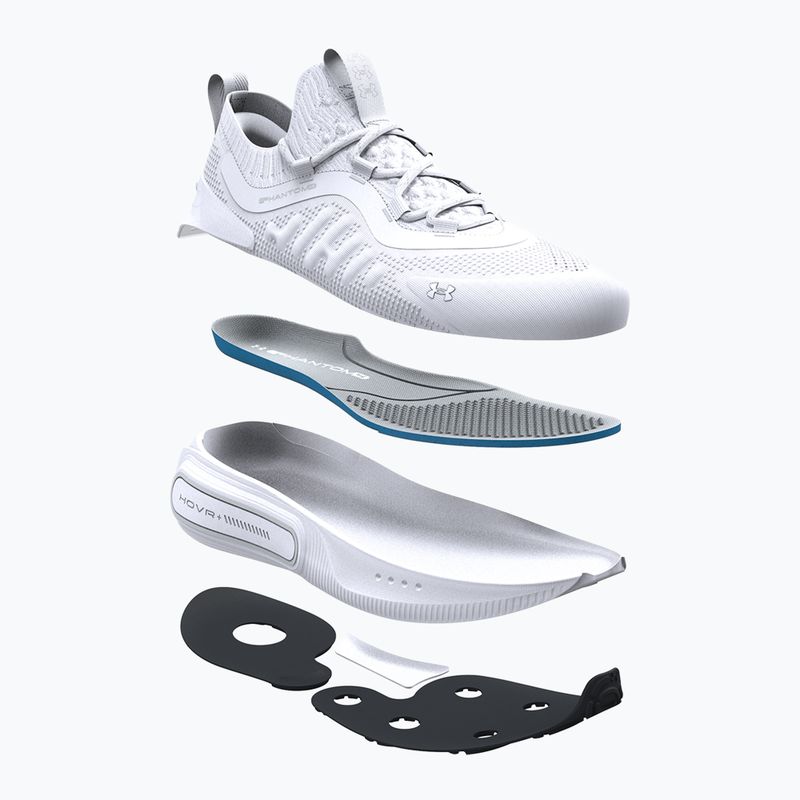 Női cipők Under Armour Phantom 4 fehér/halo szürke/fehér 8