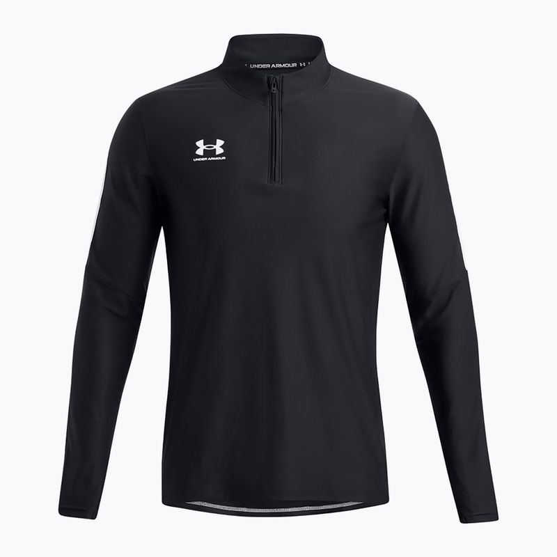 Under Armour Challenger Pro 1/4 Zip fekete / fehér férfi futball melegítőfelső 3