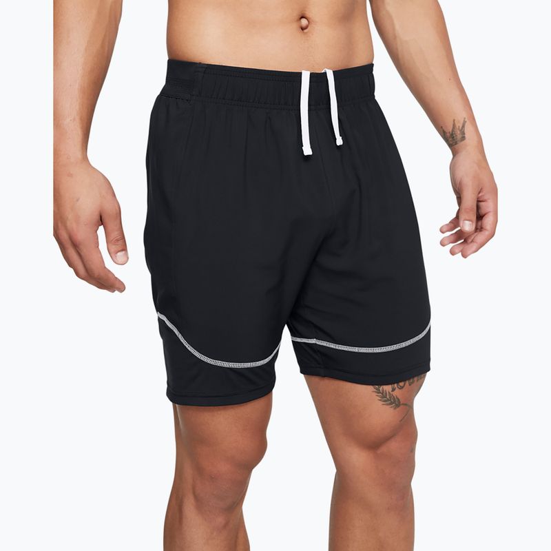 Under Armour Challenger Pro Train férfi futball rövidnadrág fekete / fehér 4