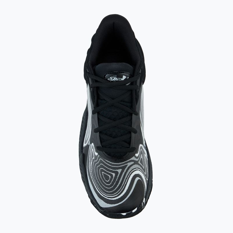 Under Armour Spawn 6 Mid kosárlabda cipő fekete/távoli szürke/mod szürke 5