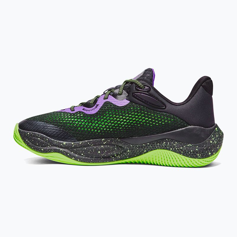 Kosárlabdás cipő Under Armour Curry Splash 24 purple/lavish/hyper green 2