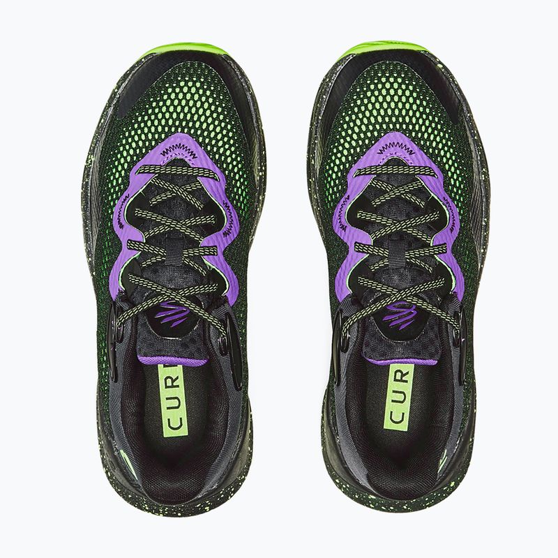 Kosárlabdás cipő Under Armour Curry Splash 24 purple/lavish/hyper green 5