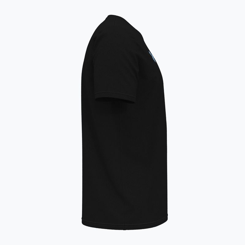 Férfi edzőpóló Under Armour Sliced Wordmark 60/40S black/horizon blue 3