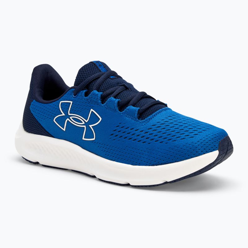 Férfi Under Armour Charged Pursuit 3 Big Logo tech kék/éjsötét/fehér futócipők