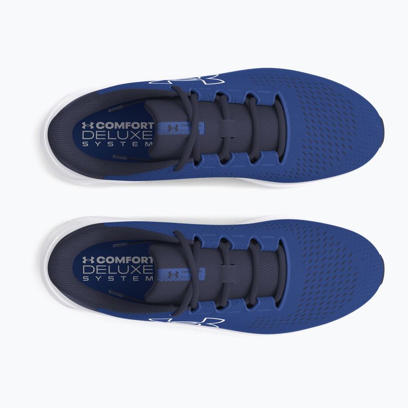 Férfi Under Armour Charged Pursuit 3 Big Logo tech kék/éjsötét/fehér futócipők 11