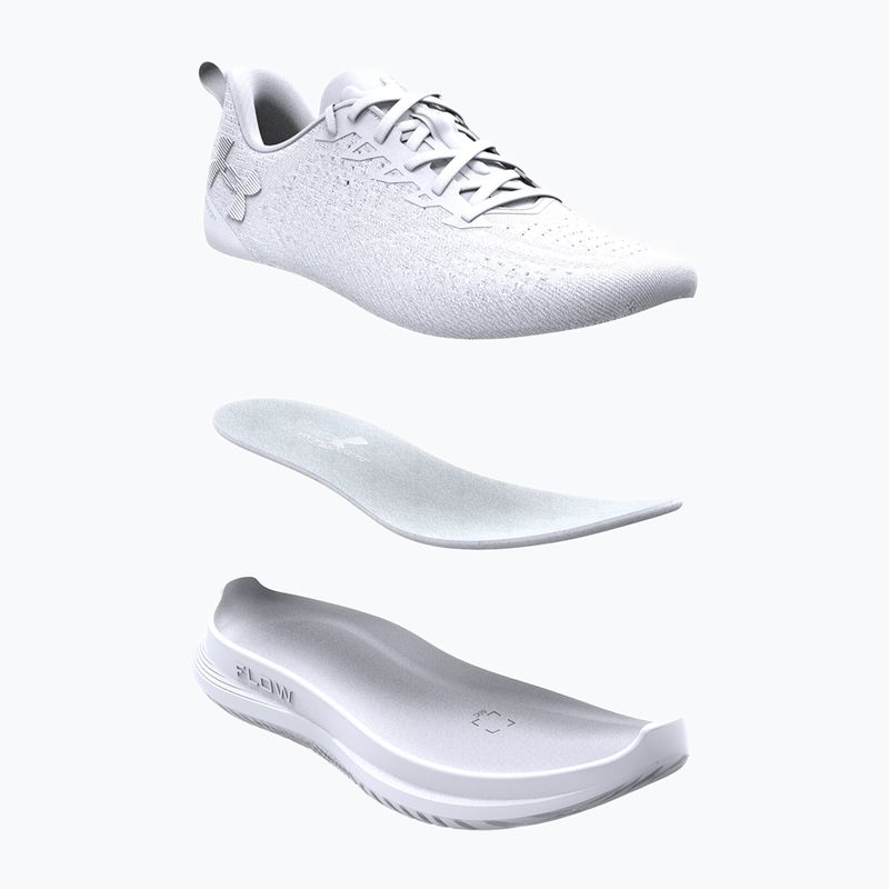 Férfi futócipő Under Armour Velociti 4 fehér/fehér/fehér 8