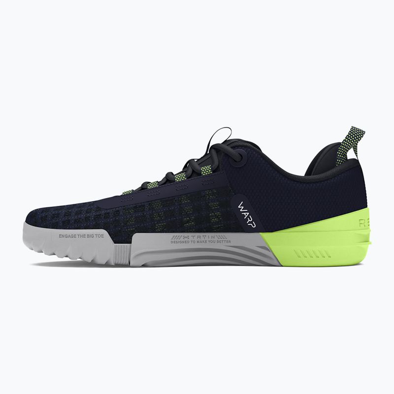 Under Armour férfi edzőcipő TriBase Reign 6 midnight navy/morph zöld/fehér 9