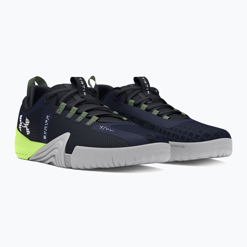 Under Armour férfi edzőcipő TriBase Reign 6 midnight navy/morph zöld/fehér 10