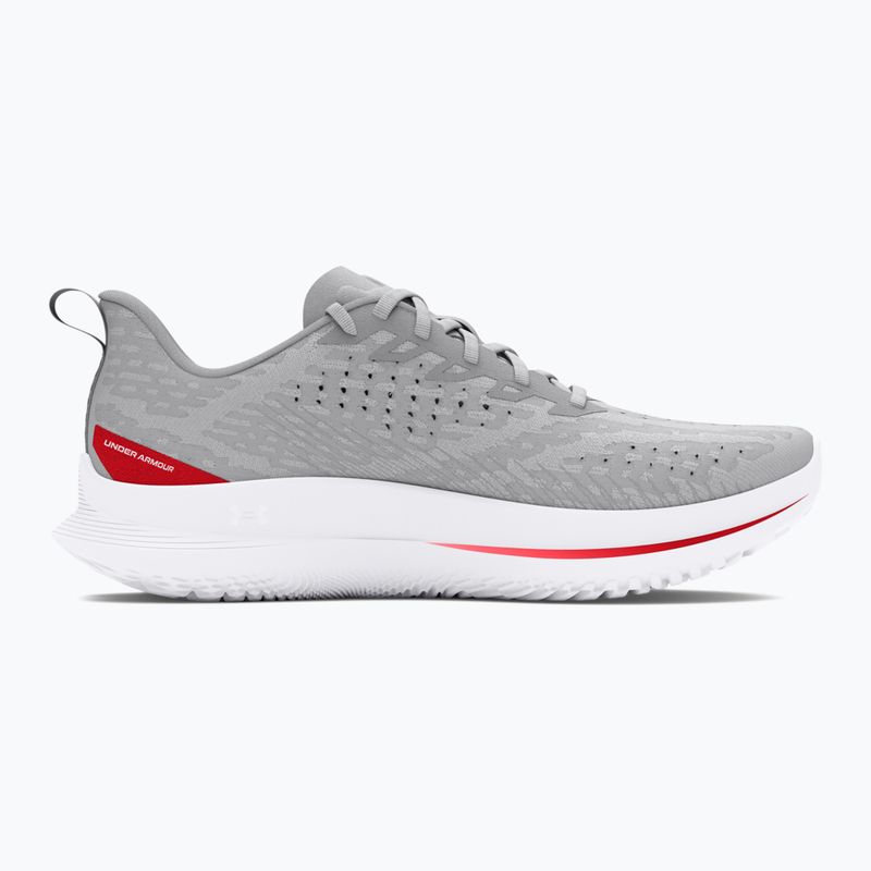 Under Armour Velociti 4 halo szürke/rézvörös/fehér férfi futócipő 3