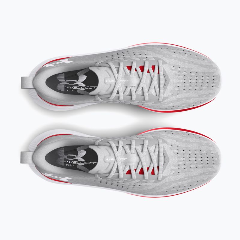 Under Armour Velociti 4 halo szürke/rézvörös/fehér férfi futócipő 4