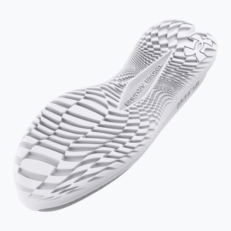 Under Armour Velociti 4 halo szürke/rézvörös/fehér férfi futócipő 5
