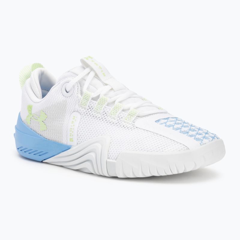 Under Armour női edzőcipő TriBase Reign 6 fehér/horizon kék/morph zöld