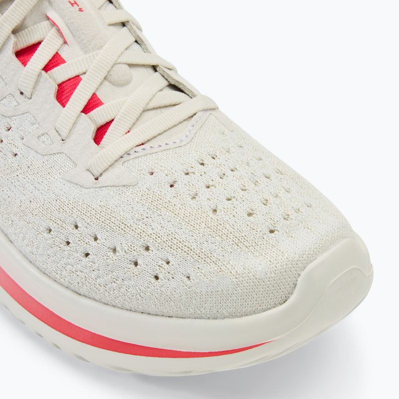 Női futócipő Under Armour Velociti 4 SE summit white/white clay/racer red 7