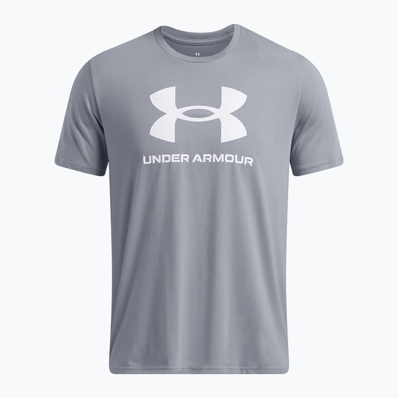 Férfi Under Armour Sportstyle Logo Update póló acél/fehér