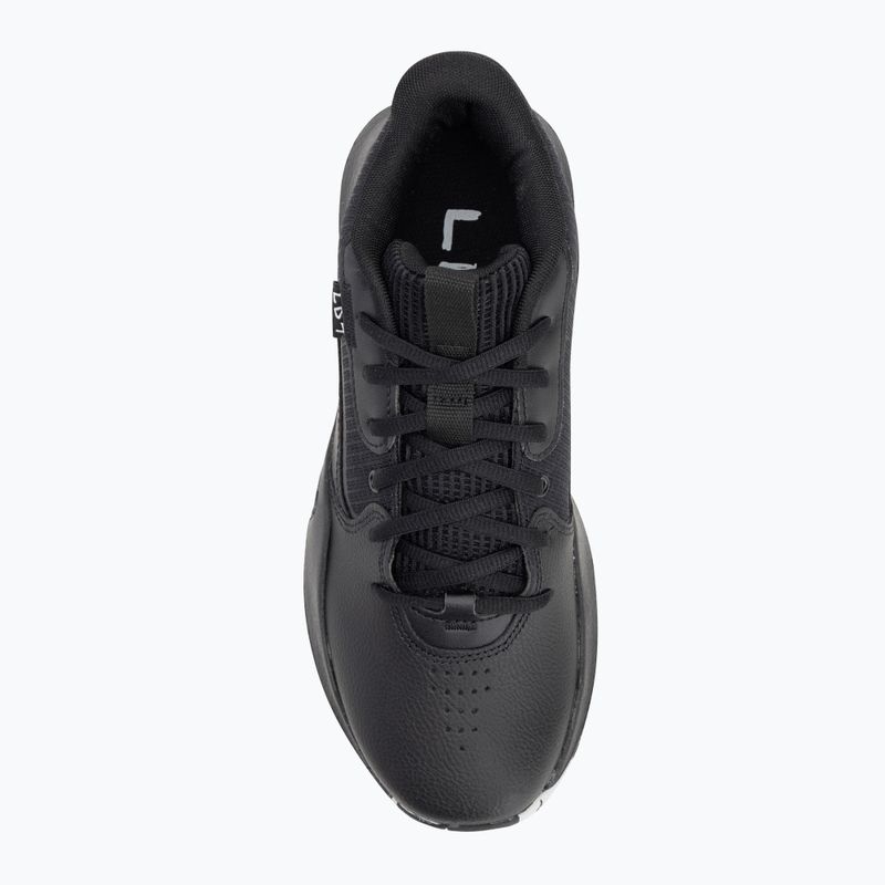 Under Armour Lockdown 7 kosárlabda cipő fekete/fekete/metál ezüst 5