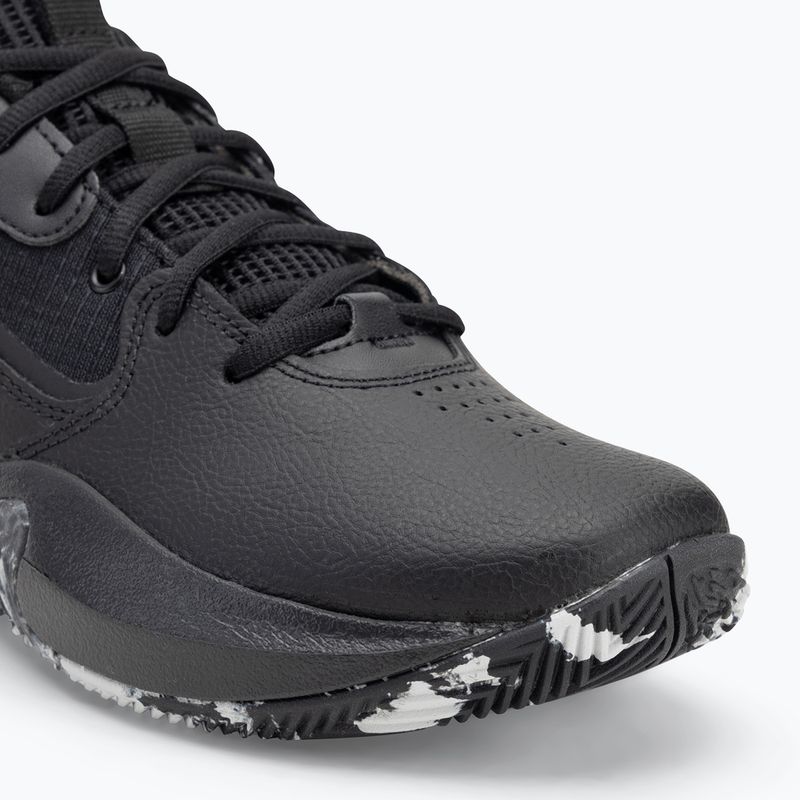 Under Armour Lockdown 7 kosárlabda cipő fekete/fekete/metál ezüst 7