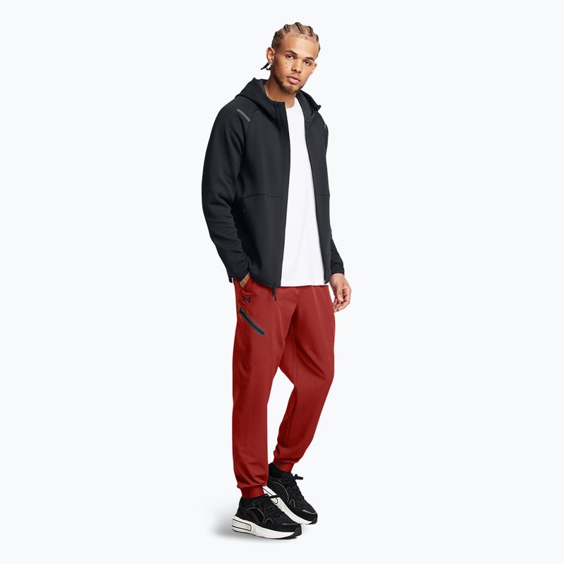 Férfi Under Armour Unstoppable Joggers földnarancs/fekete nadrág 2