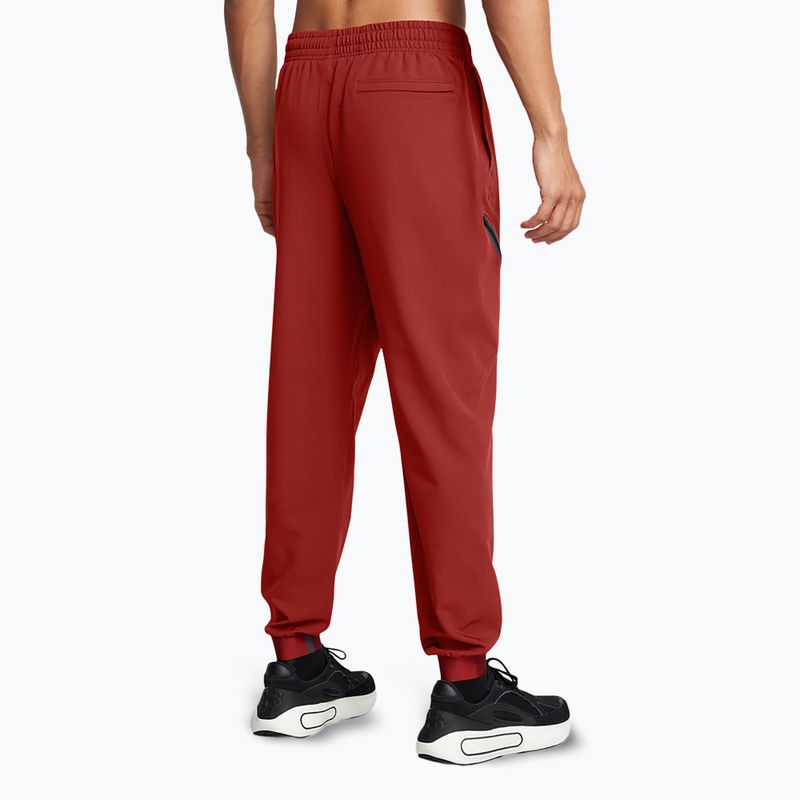 Férfi Under Armour Unstoppable Joggers földnarancs/fekete nadrág 3