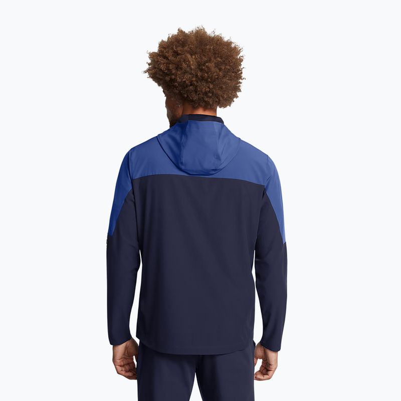 Férfi sportkabát Under Armour Vanish Woven Utility midnight navy/tech blue/reflective 2