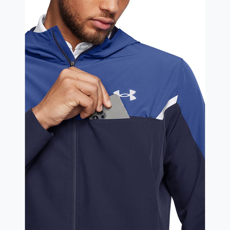 Férfi sportkabát Under Armour Vanish Woven Utility midnight navy/tech blue/reflective 3