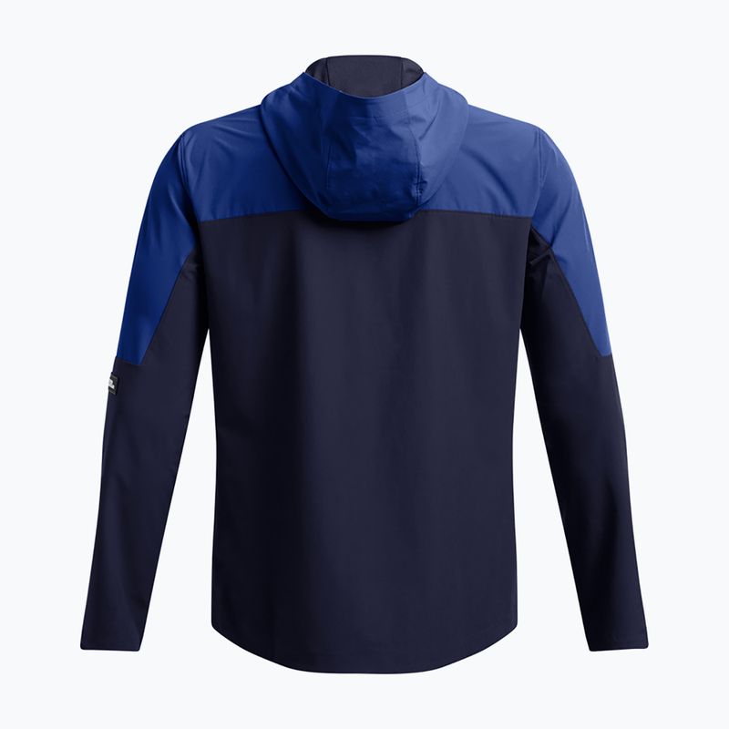 Férfi sportkabát Under Armour Vanish Woven Utility midnight navy/tech blue/reflective 5