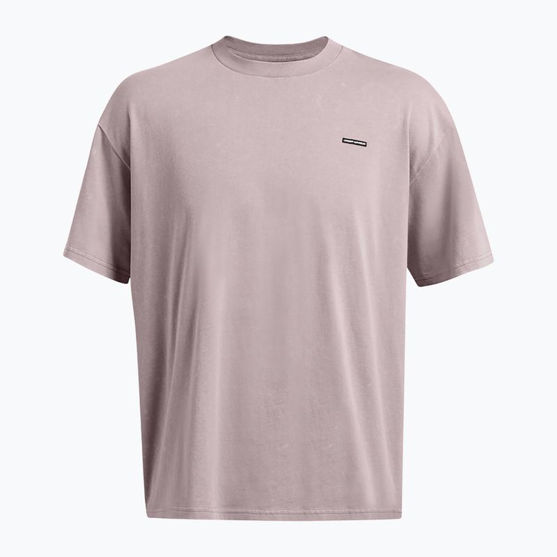 Férfi póló Under Armour HW OS Logo Wash tetra gray/white 3