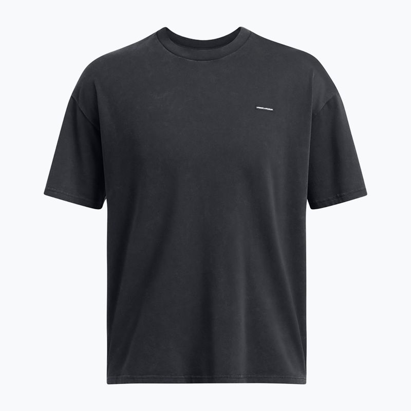 Férfi póló Under Armour HW OS Logo Wash black/white 3