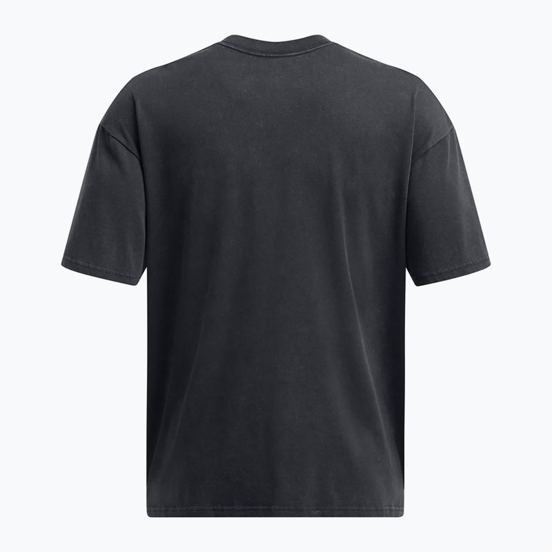 Férfi póló Under Armour HW OS Logo Wash black/white 4