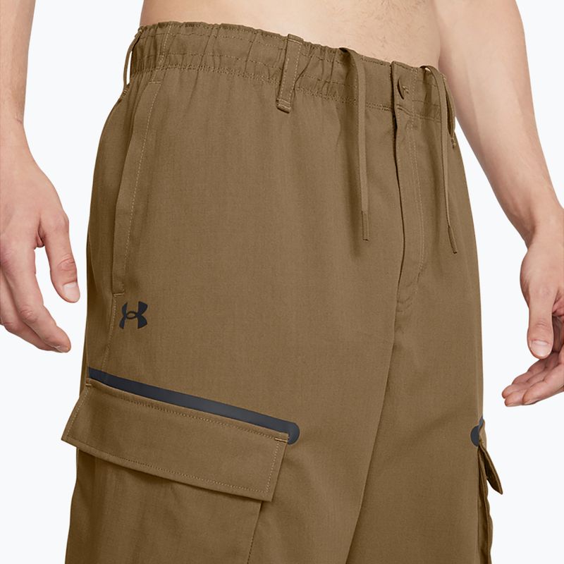 Férfi Under Armour Unstoppable Utility Cargo nadrág coyote/fekete színben 4