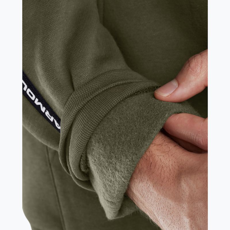 Férfi pulóver Under Armour Icon Fleece HD marine green/white 4