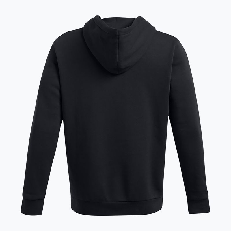 Férfi pulóver Under Armour Icon Fleece HD black/white 6