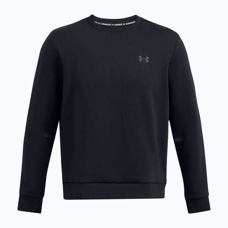 Férfi Under Armour Unstoppable Fleece Crew fekete/fekete melegítőfelső 4