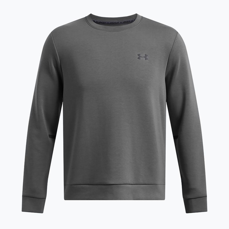 Férfi Under Armour Unstoppable Fleece Crew kapucnis pulóver castlerock/fekete