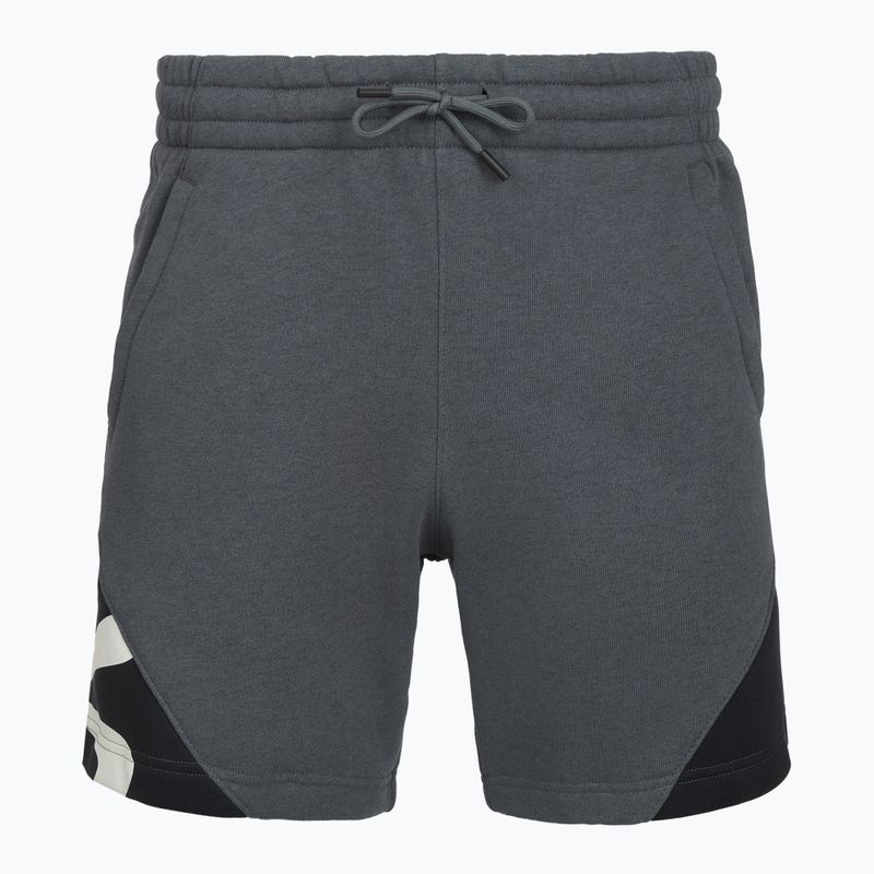 Férfi Under Armour Curry Splash Fleece rövidnadrág castlerock full heather/fekete/fekete/fehér agyag