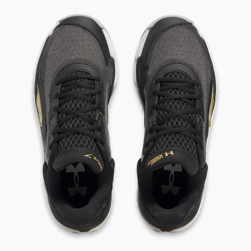 Under Armour Spawn 7 kosárlabda cipő fekete/metál arany/fekete 11